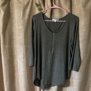 Green Envelope Olive Crew Neck Sweater